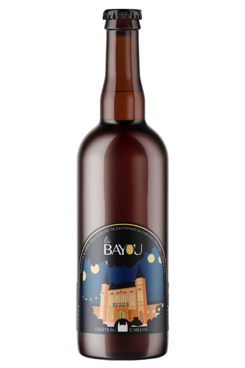 BOUTEILLE LA BAYOU BIERE KRAFT DU CHATEAU CAILLOU ELEVEE EN FUT DE SAUTERNES